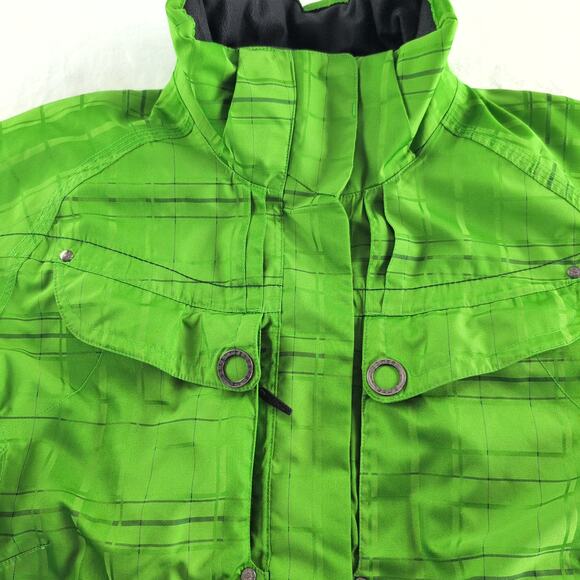 Spyder Thinsulate Ski Snowboard Coat Vented Sides Green Adult Size XL - Picture 7 of 15